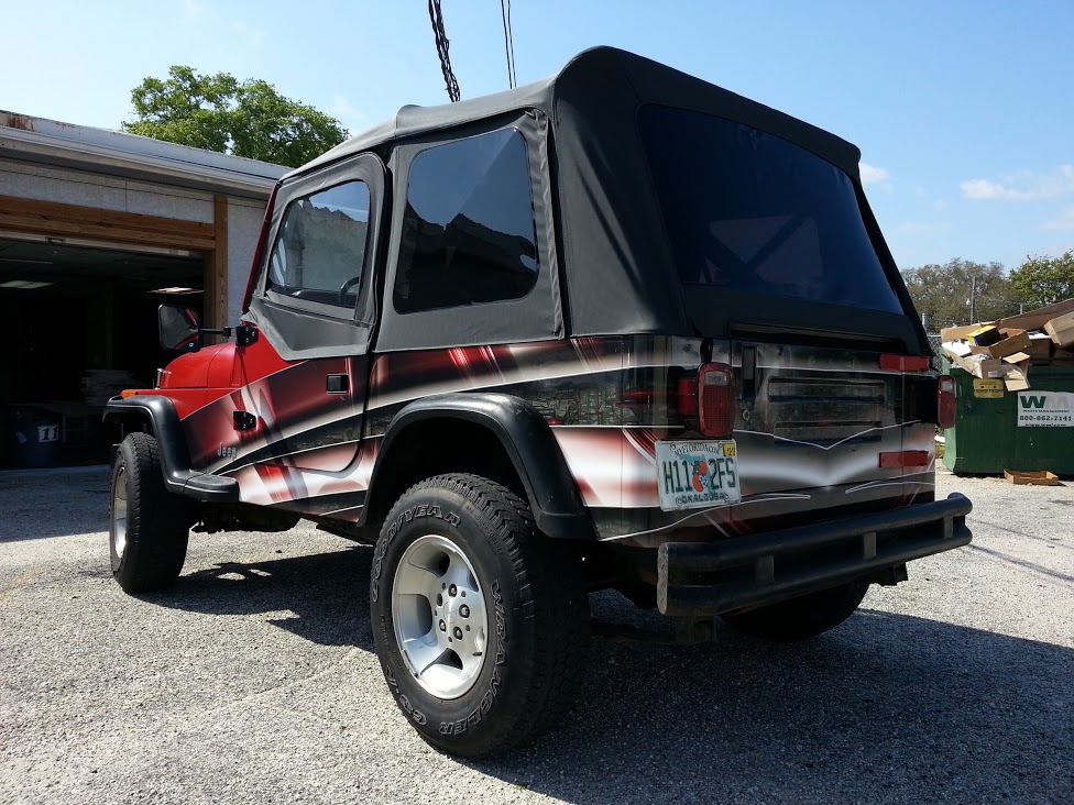 Custom Jeep Wrap