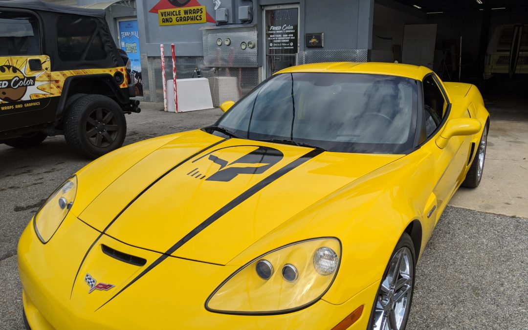 C6 Corvette with Jake Skull Wrap